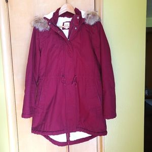 GAP mid-length parka jacket